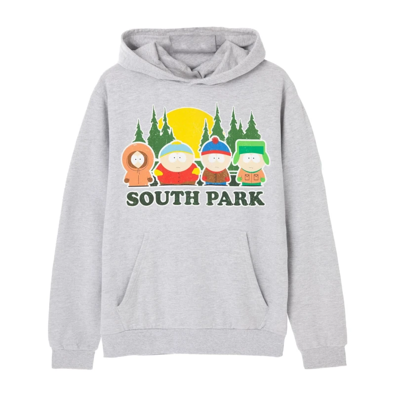 Image of South Park South Park Men Hoodie in Grey Size: Medium Grey M Male 5063203000562