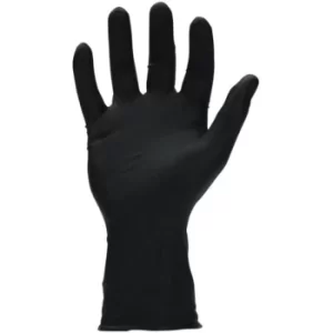 Image of Disposable Gloves, Black Nitrile (Box-50) (L)