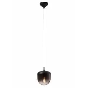 Image of Nordlux Magia 18cm Globe Pendant Ceiling Light Black, E27