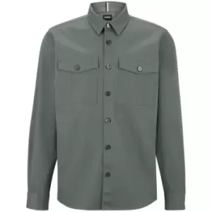 Image of BOSS Nathan Overshirt - Green