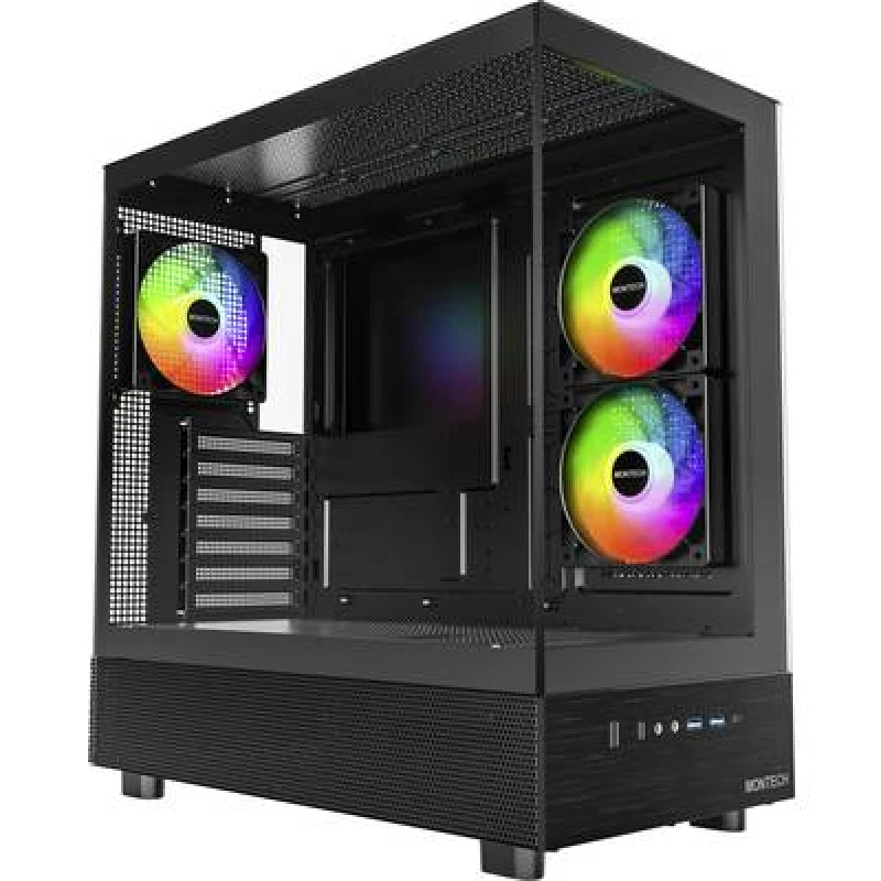 Image of Phanteks Phanteks XR Tempered Glass Midi tower PC casing Black XR (B)