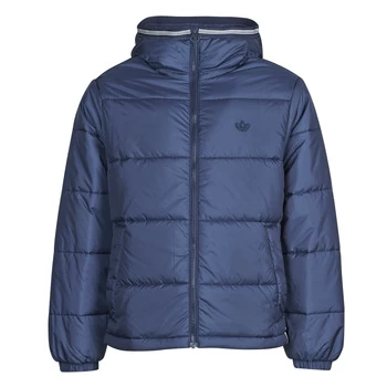 Image of adidas Padded Hooded Coat - Navy, Size S, Men