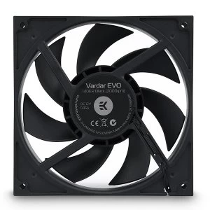 Image of EK Water Blocks EK-Vardar EVO 140ER Black BB (500-2000rpm) Fan - 140mm