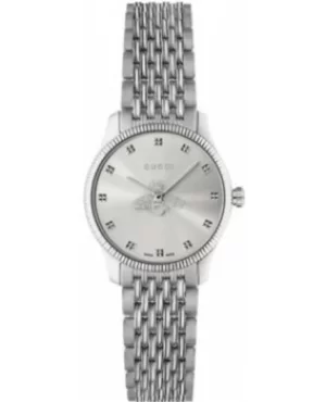 Image of Gucci G-Timeless Silver Dial Stainless Steel Womens Watch YA1265019 YA1265019