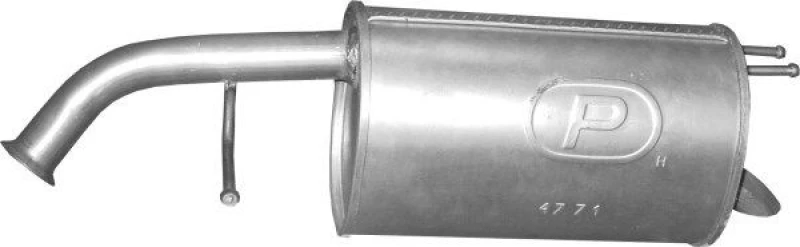 Image of IZAWIT 36.011 Rear silencer Rear End Silencer (3437)