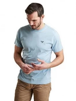 Image of Barbour Seton Logo T-Shirt - Blue