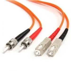 Image of StarTech.com 3m Multimode 62.5/125 Duplex Fiber Patch Cable ST - SC