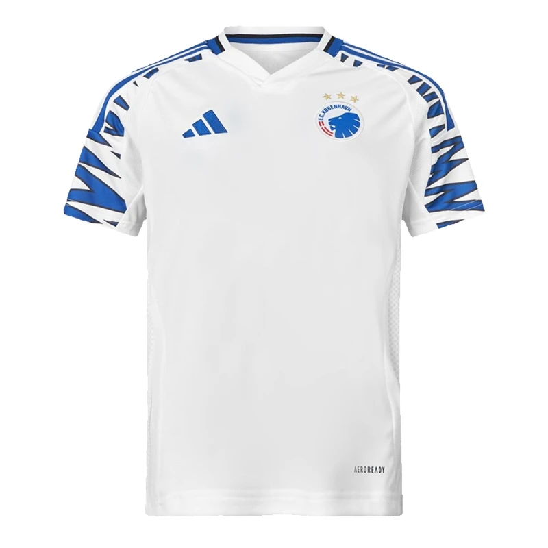 Image of adidas F.C. Copenhagen Home Shirt 2024 2025 Juniors White male 7-8 Years