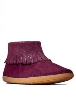 Image of Clarks Toddler Girls Skylark Form Ankle Boots - Plum