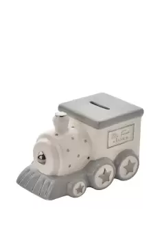 Image of Ceramic Train Shaped Money Box