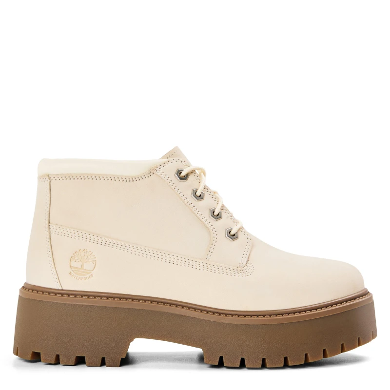 Image of Timberland - Stone Street Waterproof Platform Chukka For Her in Grey, Woman, Grey, Size: 6
