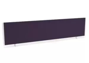 Image of Impulse/Evolve Plus Bench Screen 1800 Bespoke Tansy Purple White Frame