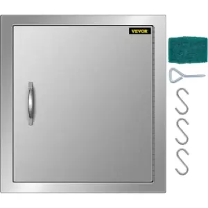 Image of VEVOR 45x50cm Stainless Steel Access Door Bbq Single Island Door Kitchen Storage