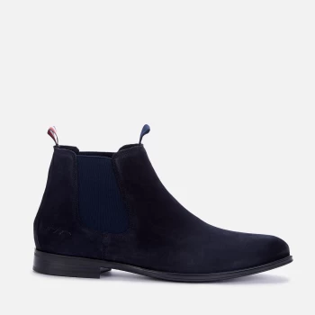Image of Tommy Hilfiger Mens Casual Suede Chelsea Boots - Desert Sky - UK 7