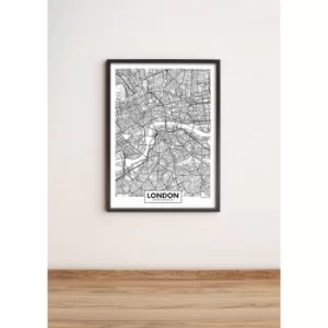 Image of LM3550SCT-001 Multicolor Decorative Framed MDF Painting