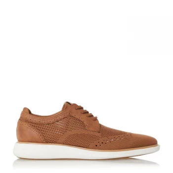 Image of Dune London Dune Barbed Low Trainers Mens - Tan Fabric