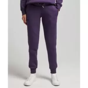 Image of Superdry Logo Jogging Pants - Purple