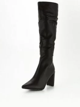 Image of Public Desire Mine Knee High - Black, Size 5, Women