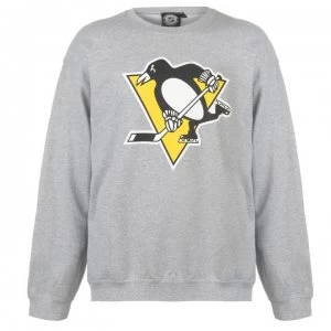 Image of NHL Logo Crew Sweater Mens - Penguins