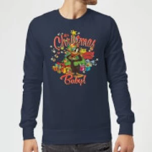 Image of Looney Tunes Its Christmas Baby Christmas Sweatshirt - Navy - M