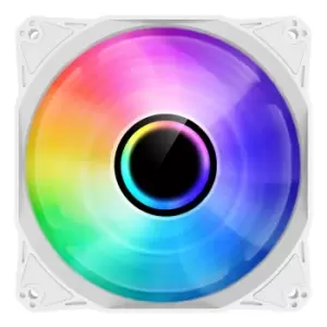 Image of CiT Pro YH120 120mm ARGB White Inner-Ring Infinity Fan - CIT-PRO-YH120-W