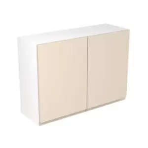 Image of KitchenKIT J-Pull Handleless Wall Cabinet - Gloss Cashmere