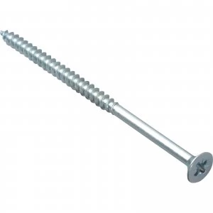 Image of Forgefix Multi Purpose Zinc Plated Screws 5mm 90mm Pack of 8