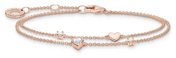 Image of Thomas Sabo A2057-416-14-L19V Charm Club Charming Rose Jewellery