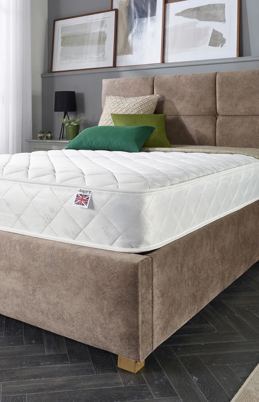 Image of Aspire Aspire Double Comfort Eco Foam Free Mattress in White Size: Single White Single Unisex 5057632156228