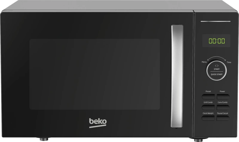 Image of Beko MCF25310B 28cm High, Freestanding Small Combination Microwave Oven - Black