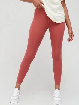 Image of Nike NSW Essential Leggings - Red, Size XL, Women