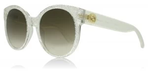 Image of Gucci 0035S Sunglasses Silver 007 54mm
