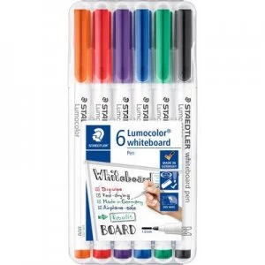 Image of Staedtler 301 WP6 Lumocolor Whiteboard marker Assorted colour