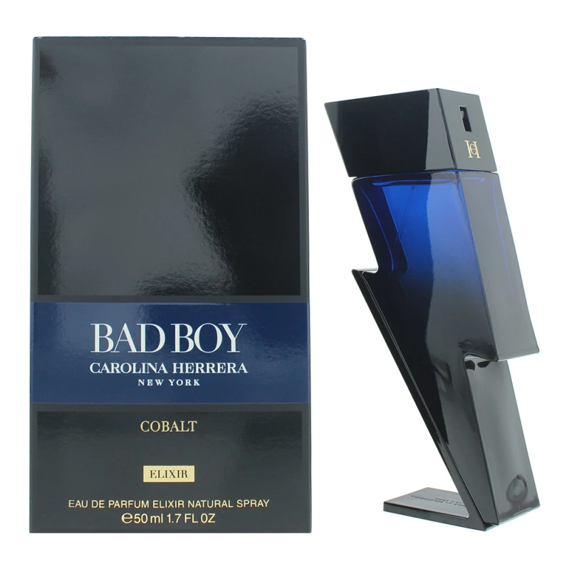 Image of Carolina Herrera Bad Boy Cobalt Elixir Eau de Parfum Elixir 50ml