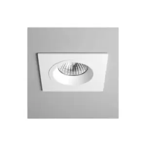 Image of Astro Taro - 1 Light Square Recessed Spotlight White, Fire Rated, GU10