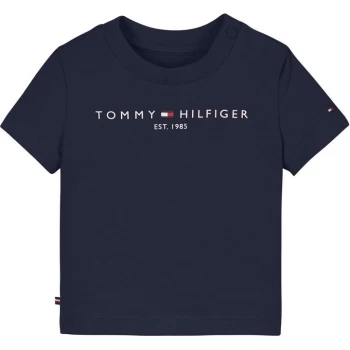 Image of Tommy Hilfiger Essential T Shirt - Navy C87