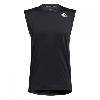 Image of adidas Techfit Sleeveless Fitted Tank Top Mens - Black
