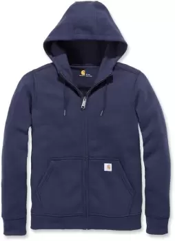 Image of Carhartt Clarksburg Full Zip Ladies Hoodie, blue, Size M for Women, blue, Size M for Women