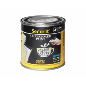 Image of Securit Chalkboard Paint 250ml Black, none