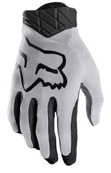Image of FOX Airline Motocross Gloves, black-grey, Size XL, black-grey, Size XL