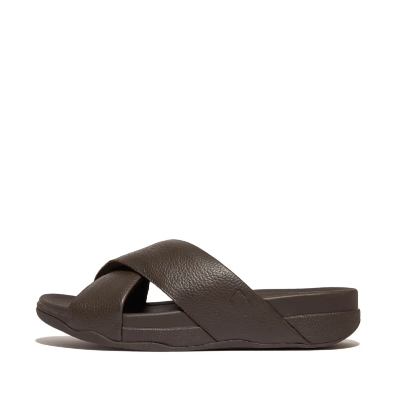 Image of Fitflop Mens Surfer Lightweight Summer Sliders UK Size 7 (EU 41) Black FIT106-BLACK-7