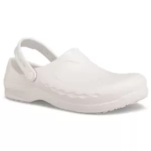 Image of Shoes For Crews Mens Zinc Clogs (7 UK) (White)