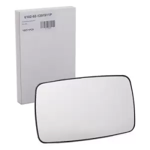 Image of BLIC Wing Mirror Glass 6102-02-1291911P Side Mirror Glass,Mirror Glass VW,MERCEDES-BENZ,LT 28-46 II Kastenwagen (2DA, 2DD, 2DH)