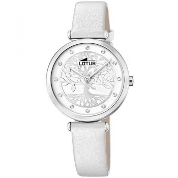 Image of Lotus White Ladies Watch - L18706/1
