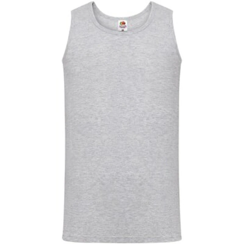 Image of Fruit Of The Loom Fruit of the Loom Men Valueweight Athletic Tank Top in Grey Size: X-Large Grey XL Male 5063652789261