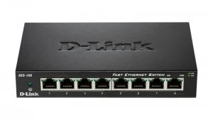 Image of D-Link DES-108 - 8-port 10/100 Metal Switch