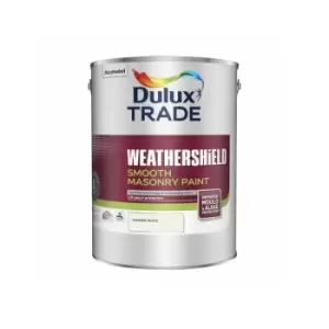 Image of Dulux Trade Weathershield Smooth Masonry Paint - Jasmine White - 5L - Jasmine White