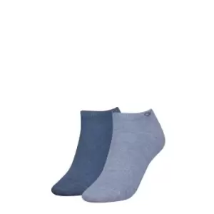 Image of Calvin Klein Socks 2 Pack Womens - Blue