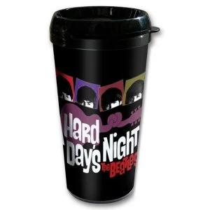 Image of The Beatles - Hard Days Night Travel Mug