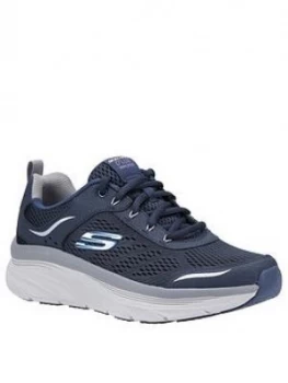 Image of Skechers Dlux Walker Trainers - Navy, Size 11, Men